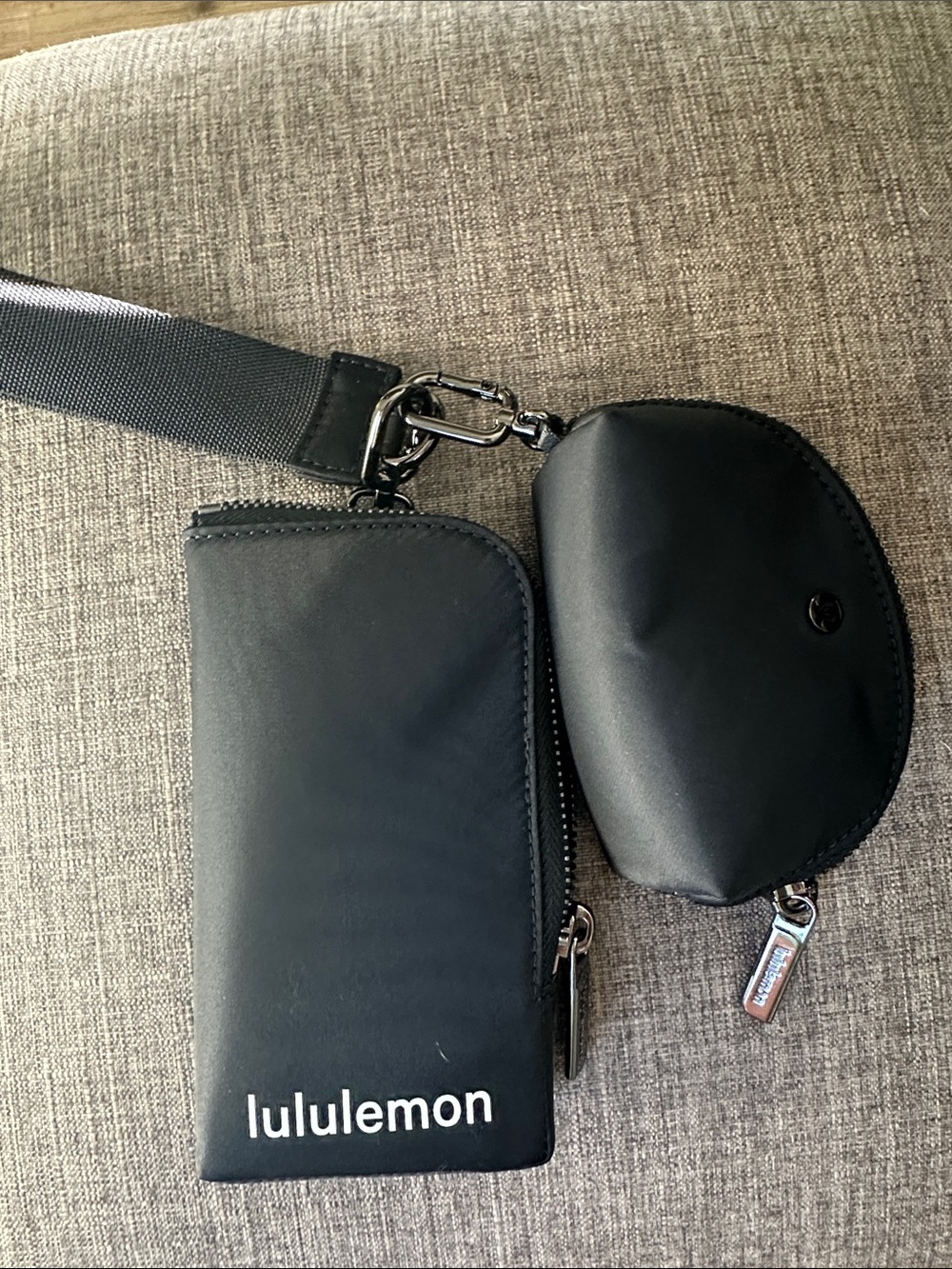 Brand New! Never Used! lululemon athletica black crossbody wallet and pouch